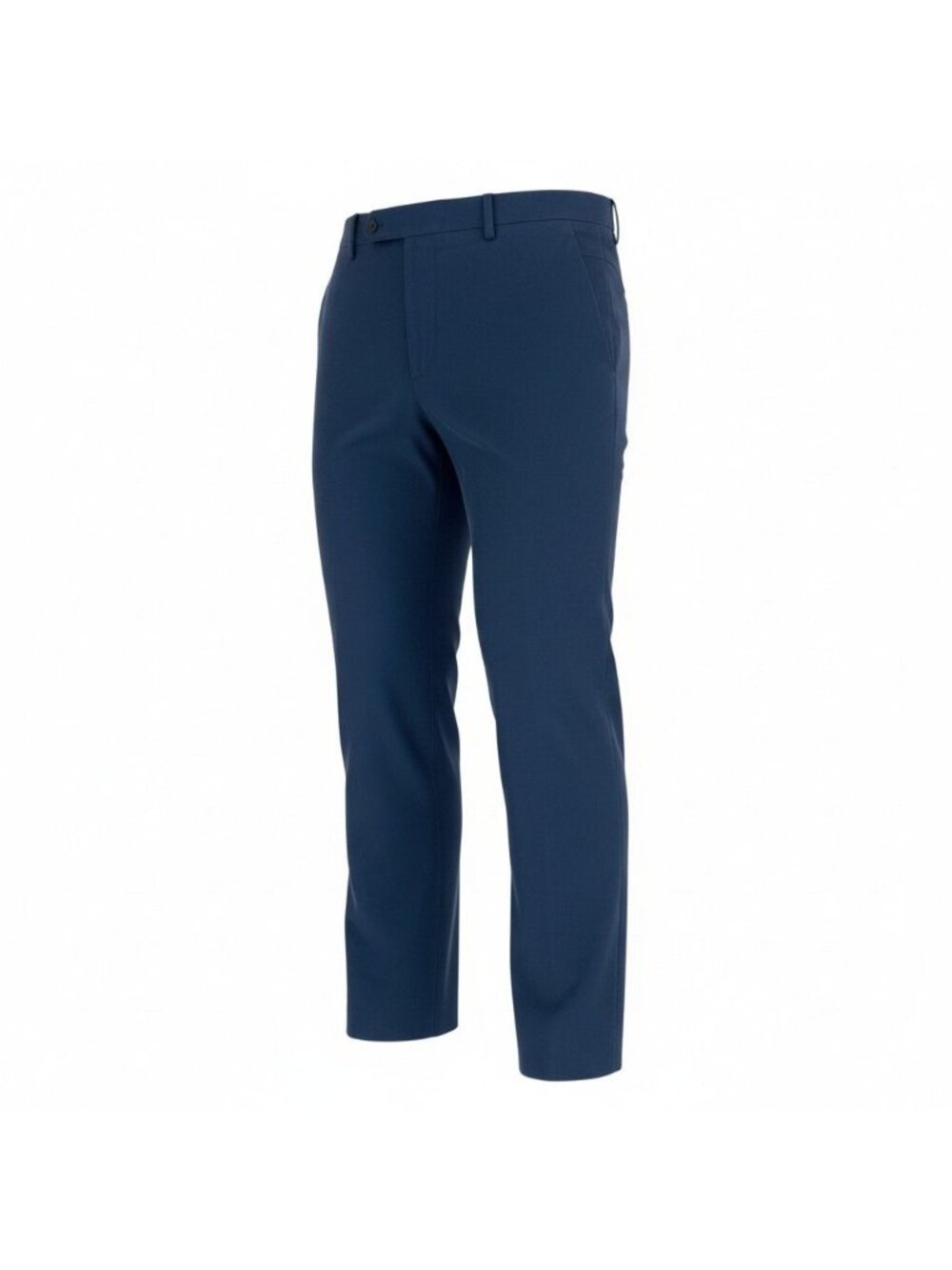 Hermes Trousers Chino Pants Pleated 42 Navy Cotton